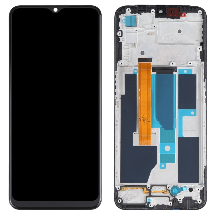 หน้าจอ LCD ต้นฉบับและ Digitizer Full ASSEMBLY พร้อมกรอบสำหรับ OPPO A55 5G/Realme V11 5G PEMM00 PEMM20 PEMT00 PEMT20, For OPPO A55 5G