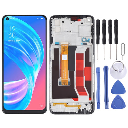 หน้าจอแอลซีดีต้นฉบับและชุดประกอบDigitizerพร้อมกรอบสำหรับOPPO A72 5G, For OPPO A72 5G