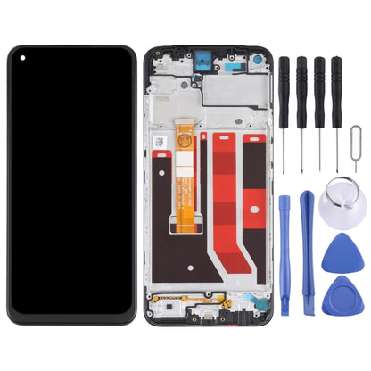 หน้าจอ LCD ต้นฉบับและชุดประกอบDigitizerพร้อมกรอบสำหรับOPPO A53 4G CPH2127 CPH2131, For OPPO A53 4G