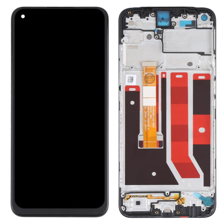 หน้าจอ LCD ต้นฉบับและชุดประกอบDigitizerพร้อมกรอบสำหรับOPPO A53 4G CPH2127 CPH2131, For OPPO A53 4G