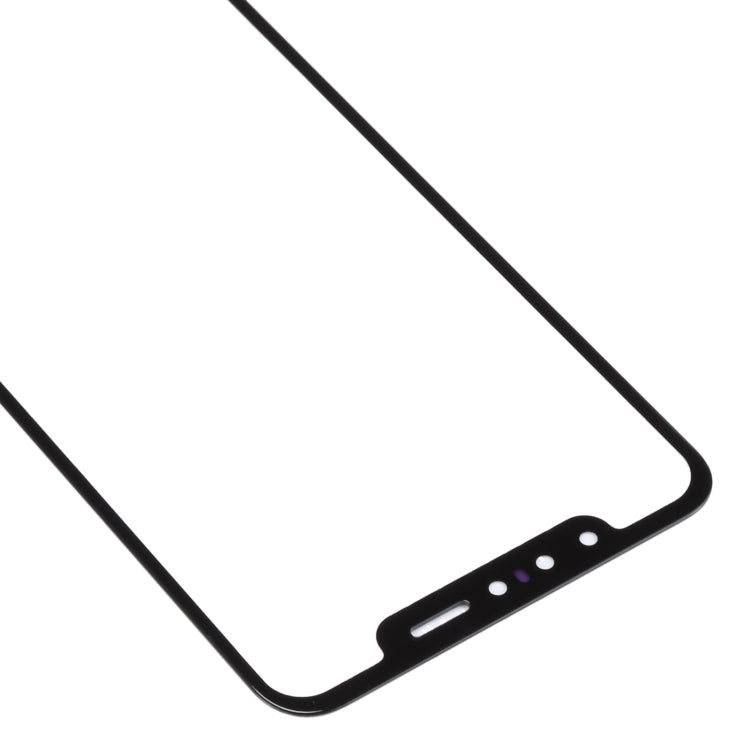 เลนส์กระจกด้านนอกหน้าจอด้านหน้าสำหรับ LG G8s ThinQ LMG810 LM-G810 LMG810EAW, For LG G8s ThinQ