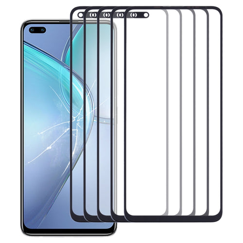 สำหรับ Infinix Zero 8 / Zero 8i X687, X687B 5 ชิ้นหน้าจอด้านหน้าเลนส์กระจกด้านนอก, For Infinix Zero 8 / Zero 8i