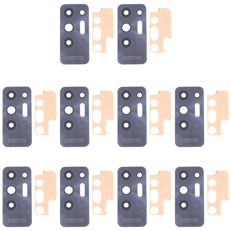 สำหรับ Tecno Pova 2 LE7 10 ชิ้นเลนส์กล้องด้านหลัง, For Tecno Pova 2