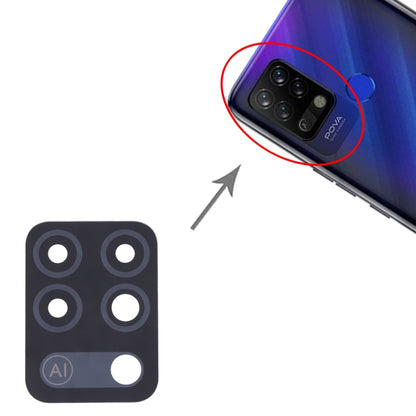 สำหรับ Tecno Pova LD7, LD7j 10 ชิ้นเลนส์กล้องด้านหลัง, For Tecno Pova