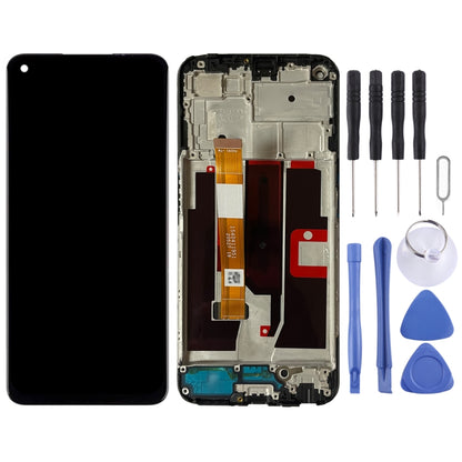 สำหรับ OnePlus Nord N200 5G DE2118 Digitizer Full Assembly พร้อมกรอบ OEM หน้าจอ LCD, For OnePlus Nord N200 5G