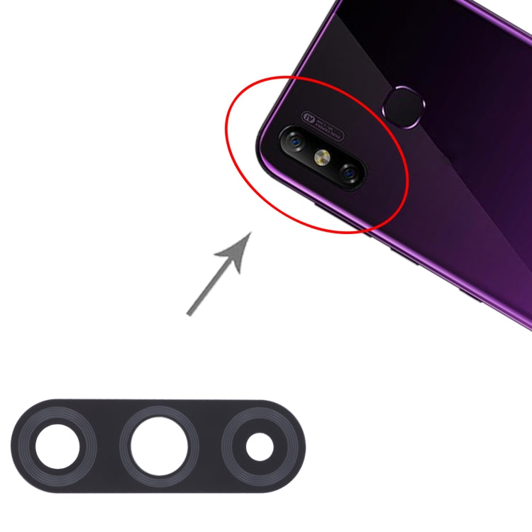 สำหรับ Tecno Spark Go 2019 KC1 10 ชิ้นเลนส์กล้องด้านหลัง, For Tecno Spark Go 2019