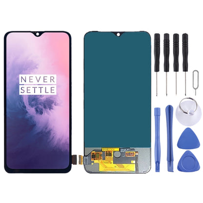 สำหรับ OnePlus 7 GM1905 GM1901 GM1900 GM1903 พร้อม Digitizer Full Assembly, ไม่สนับสนุนลายนิ้วมือหน้าจอ TFT LCD, For OnePlus 7