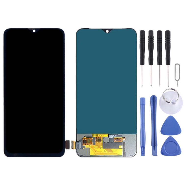 สำหรับ OnePlus 7 GM1905 GM1901 GM1900 GM1903 พร้อม Digitizer Full Assembly, ไม่สนับสนุนลายนิ้วมือหน้าจอ TFT LCD, For OnePlus 7