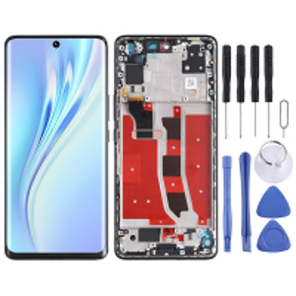 หน้าจอแอลซีดีต้นฉบับและชุดประกอบDigitizerพร้อมกรอบสำหรับHonor V40 Lite, For Honor V40 Lite(Original)