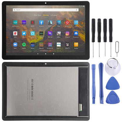 หน้าจอ LCD และชุดประกอบ Digitizer สำหรับ Amazon Fire HD 10 (2021) T76N2B T76N2P, For Amazon Fire HD 10 (2021)  (Black)