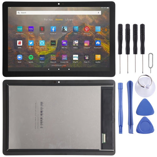 หน้าจอ LCD และชุดประกอบ Digitizer สำหรับ Amazon Fire HD 10 (2021) T76N2B T76N2P, For Amazon Fire HD 10 (2021)  (Black)