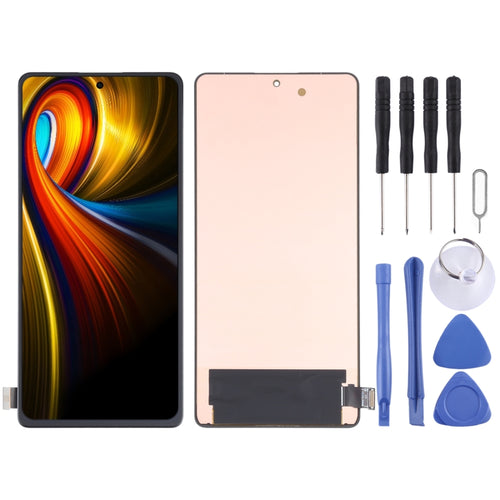 Original AMOLED วัสดุหน้าจอ LCD และ Digitizer Full ASSEMBLY สำหรับ Xiaomi Poco F3 GT MZB09C6IN M2104K10I, For Xiaomi Poco F3 GT (Original)