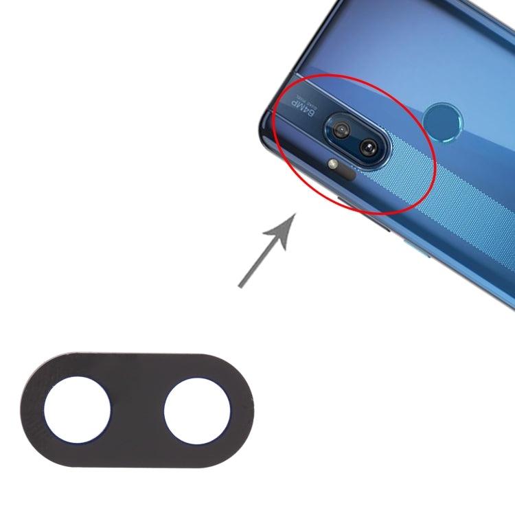 เลนส์กล้องด้านหลัง 10 ชิ้นสำหรับ Motorola One Hyper, For Motorola One Hyper