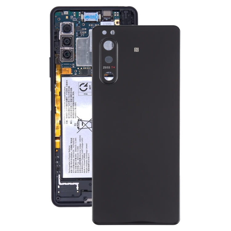 ฝาหลังแบตเตอรี่พร้อมฝาปิดเลนส์กล้องสำหรับ Sony Xperia 5 II, For Sony Xperia 5 II