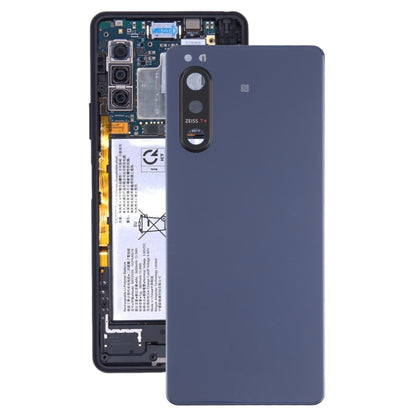 ฝาหลังแบตเตอรี่พร้อมฝาปิดเลนส์กล้องสำหรับ Sony Xperia 5 II, For Sony Xperia 5 II