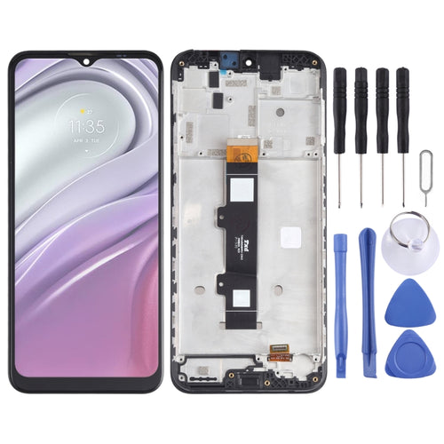 หน้าจอแอลซีดีและชุดประกอบDigitizerพร้อมกรอบสำหรับMotorola Moto G20 XT2128-1 XT2128-2, For Motorola Moto G20