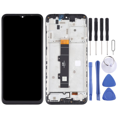 หน้าจอแอลซีดีและชุดประกอบDigitizerพร้อมกรอบสำหรับMotorola Moto G30 XT2129-1 XT2129-2, For Motorola Moto G30