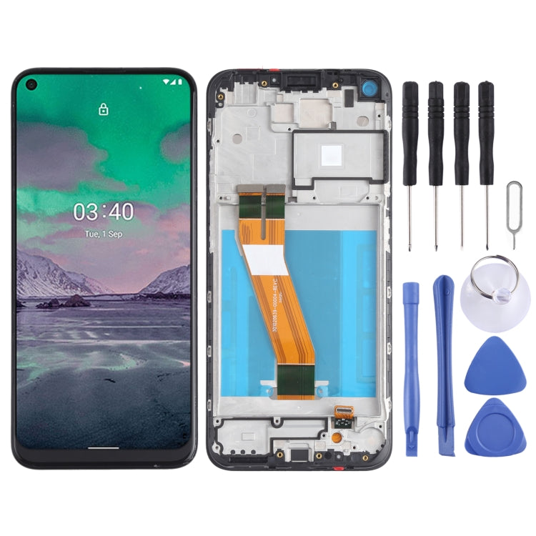 หน้าจอ LCD และ Digitizer Full Assembly พร้อมกรอบสำหรับ Nokia 3.4/5.4 TA-1288 TA-1285 TA-1283 TA-1333 TA-1340 TA-1337 TA-1328 TA-1325, For Nokia 3.4 / 5.4