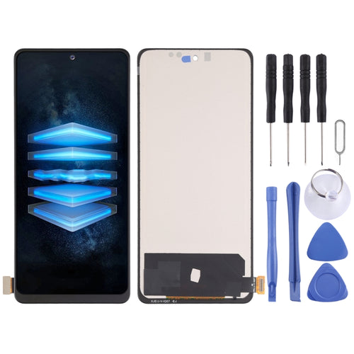 วัสดุ TFT หน้าจอ LCD และชุดประกอบ Digitizer (ไม่รองรับการระบุลายนิ้วมือ) สำหรับ vivo iQOO 7 V2049A i2009, For vivo iQOO 7 (TFT)