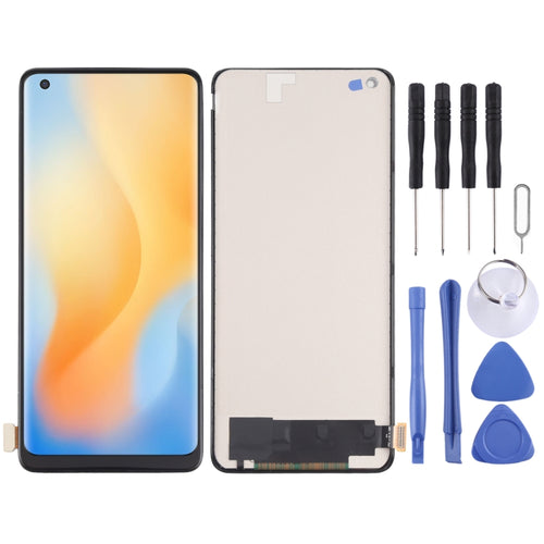 หน้าจอ TFT วัสดุ LCD และชุดประกอบ Digitizer (ไม่รองรับการระบุลายนิ้วมือ) สำหรับ vivo X50 Pro V2005A, For vivo X50 Pro (TFT)