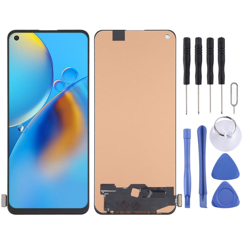หน้าจอแอลซีดีวัสดุ TFT และชุดประกอบDigitizer (ไม่รองรับการระบุลายนิ้วมือ) สำหรับ OPPO F19 / F19 Pro / F19 Pro+ 5G CPH2219 CHP2219 CPH2285 CPH2213, For OPPO F19 / F19 Pro  (TFT)