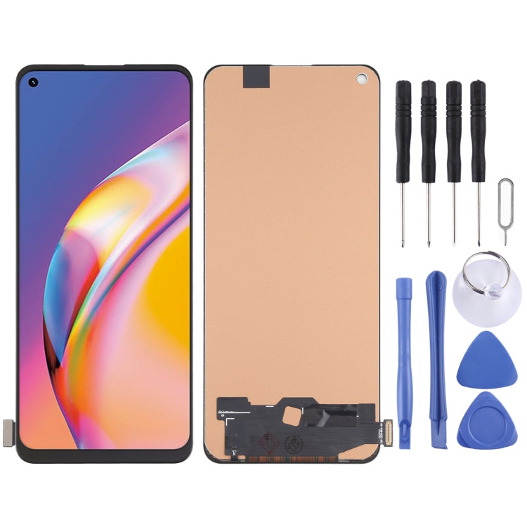 หน้าจอแอลซีดีวัสดุ TFT และชุดประกอบDigitizer (ไม่รองรับการระบุลายนิ้วมือ) สำหรับ OPPO Reno5 F / Reno5 Z / Reno5 Lite / CPH2217 CHP2211 CPH2205, For OPPO Reno5 F / Reno5 Z (TFT)