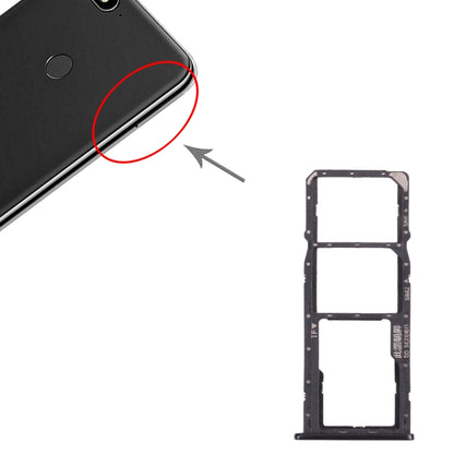 ถาดซิมการ์ด + ถาดซิมการ์ด + ถาดการ์ด Micro SD สำหรับ Huawei Y7 (2018), For Huawei Y7 (2018)