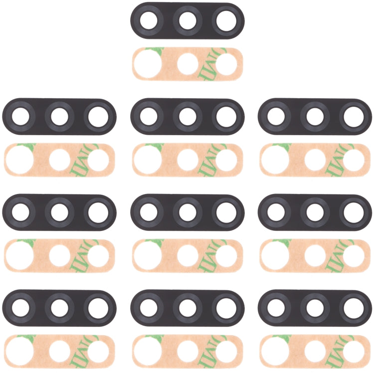 เลนส์กล้องด้านหลัง 10 ชิ้นสำหรับ LG K50S LMX540HM, LM-X540, LM-X540BMW, LMX540BMW, For LG K50S