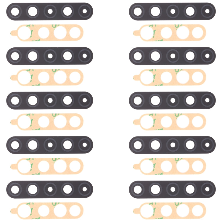 เลนส์กล้องด้านหลัง 10 ชิ้นสำหรับ LG K61 LMQ630EAW, LM-Q630EAW, LM-Q630, For LG K61