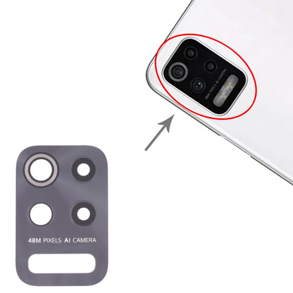 10 ชิ้นเลนส์กล้องด้านหลังสำหรับ LG Q52 / K62, For LG Q52 / K62
