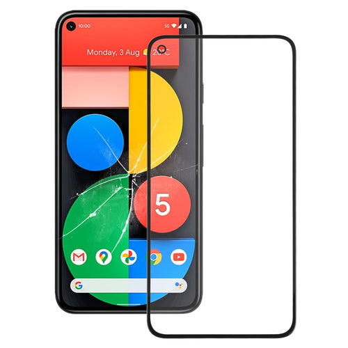 เลนส์กระจกด้านนอกหน้าจอด้านหน้าสำหรับ Google Pixel 5, For Google Pixel 5