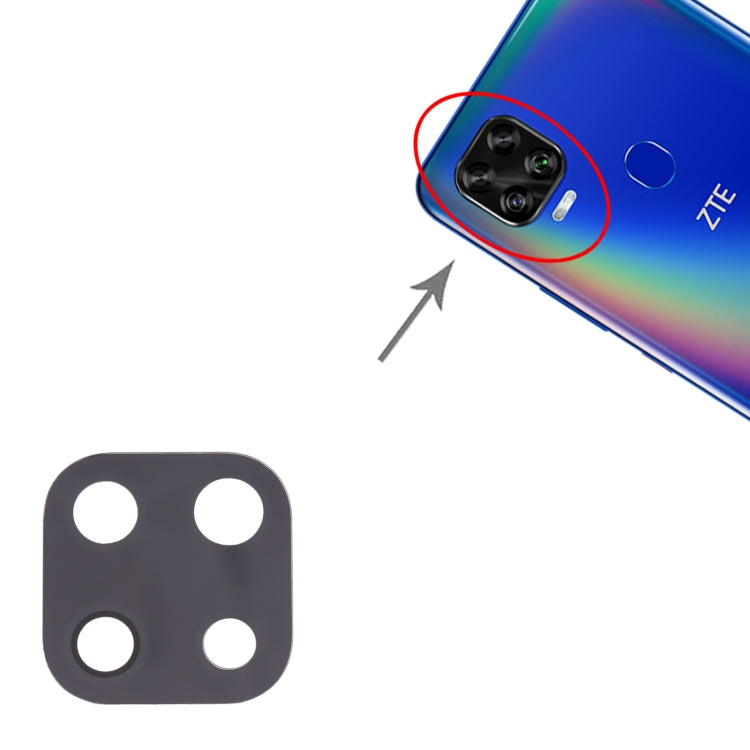 10 ชิ้นเลนส์กล้องด้านหลังสำหรับ ZTE Blade V2020 Vita, For ZTE Blade V2020 Vita