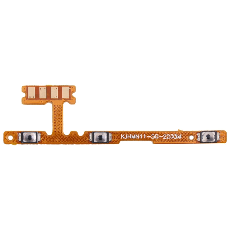 ปุ่มเปิดปิดและปุ่มปรับระดับเสียง Flex Cable สำหรับ Xiaomi Redmi Note 11 5G, For Xiaomi Redmi Note 11 5G