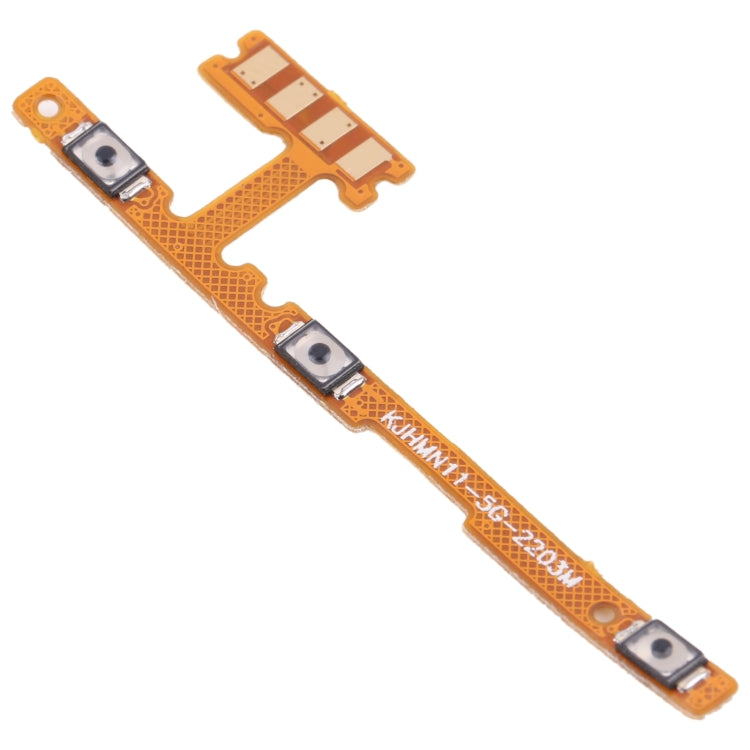 ปุ่มเปิดปิดและปุ่มปรับระดับเสียง Flex Cable สำหรับ Xiaomi Redmi Note 11 5G, For Xiaomi Redmi Note 11 5G