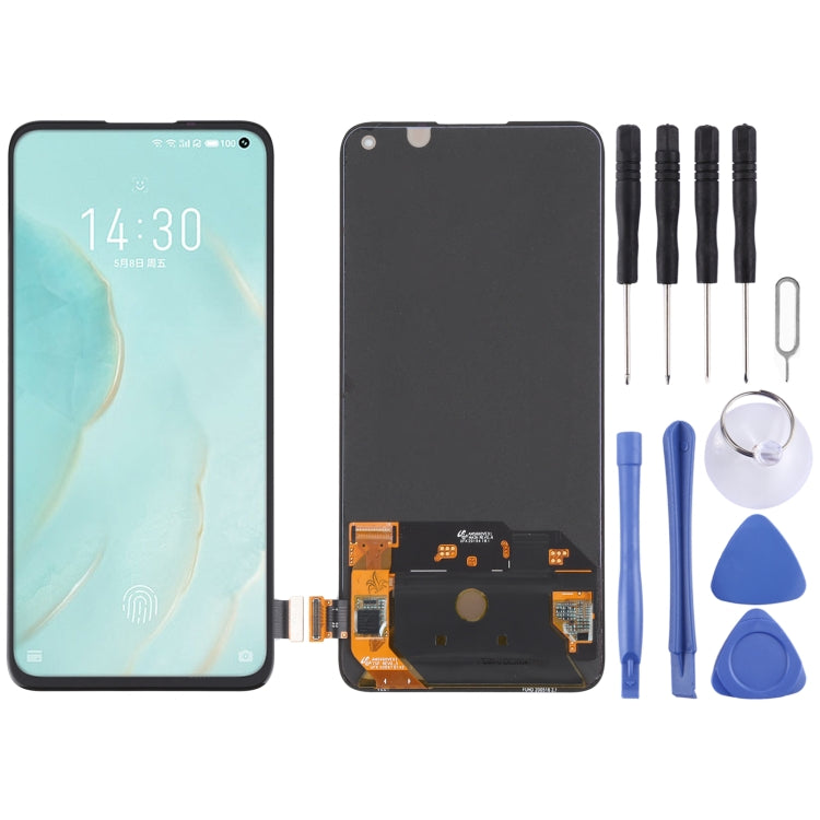 หน้าจอ LCD วัสดุ Super AMOLED ดั้งเดิมและชุดประกอบ Digitizer สำหรับ Meizu 17 Pro / 17, For Meizu 17 Pro / 17