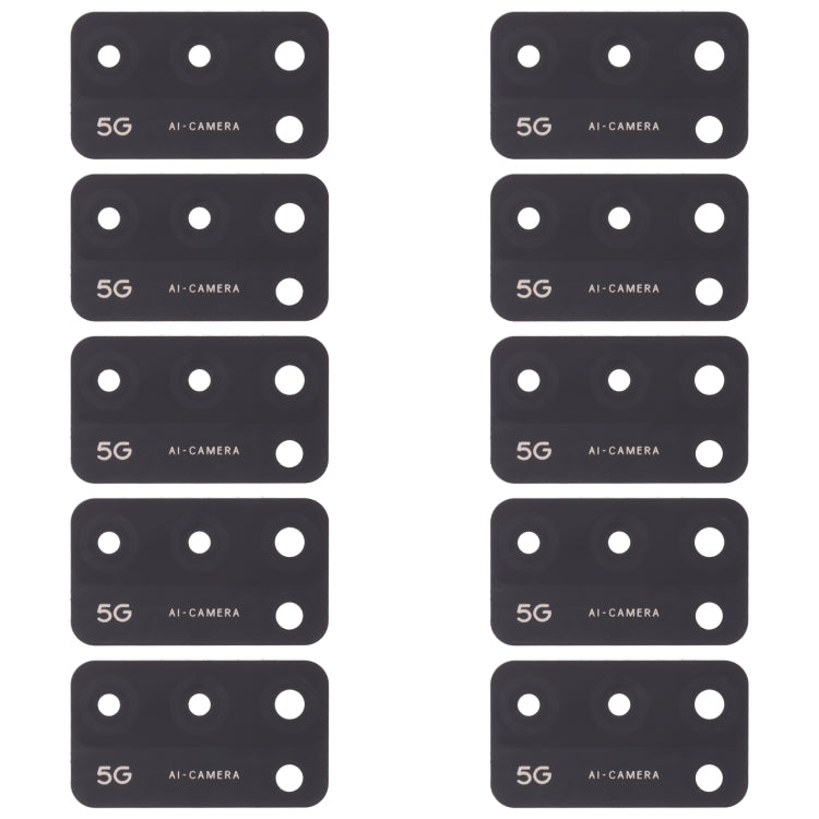 สำหรับOPPO A55 5G PEMM00, PEMM20, PEMT00, PEMT20 10 ชิ้นเลนส์กล้องด้านหลัง, For OPPO A55 5G