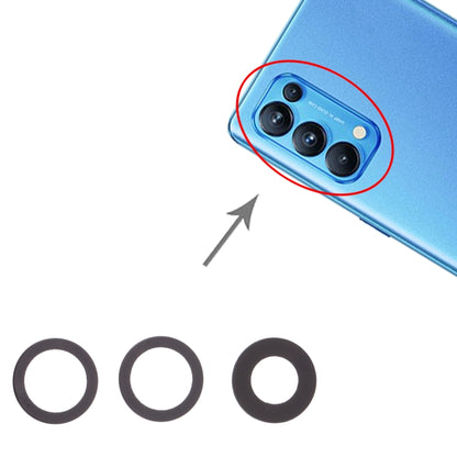 สำหรับOPPO Reno5 Pro 5G / Reno6 Pro 5G 10 ชิ้นเลนส์กล้องด้านหลัง, For OPPO Reno5 Pro 5G / Reno6 Pro 5G