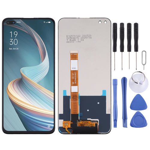 หน้าจอแอลซีดีและชุดประกอบDigitizerสำหรับOPPO Reno4 Z 5G CPH2065, For OPPO Reno4 Z 5G