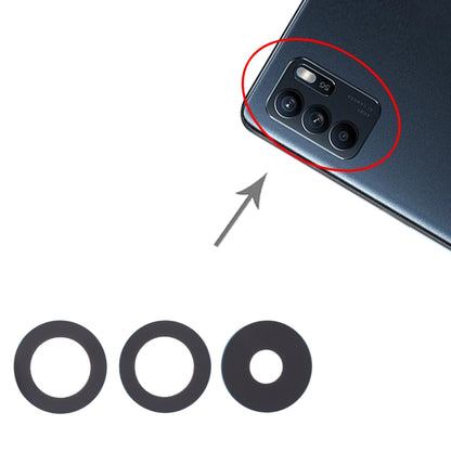 สำหรับOPPO Reno6 4G / Reno6 5G / Reno6 Z 10 ชิ้นเลนส์กล้องด้านหลัง, For OPPO Reno6 4G / Reno6 5G / Reno6 Z