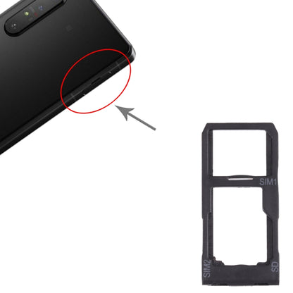 ถาดซิมการ์ด + ถาดซิมการ์ด / ถาดการ์ด Micro SD สำหรับ Sony Xperia 1 II / Xperia 5 II / Xperia 10 II, For Sony Xperia 1 II / Xperia 5 II / Xperia 10 II
