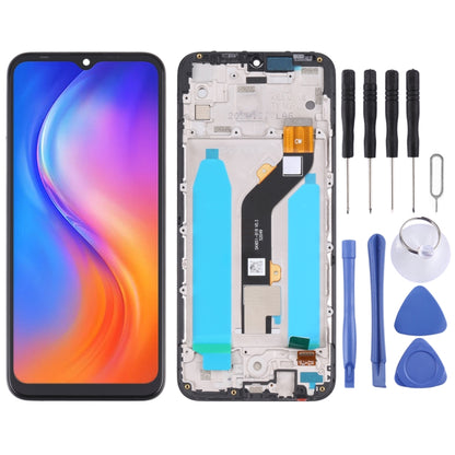 หน้าจอ LCD ต้นฉบับและ Digitizer Full Assembly พร้อมกรอบสำหรับ Tecno Spark Go 2020/Spark 6 Go KE5J, For Tecno Spark Go 2020 / Spark 6 Go