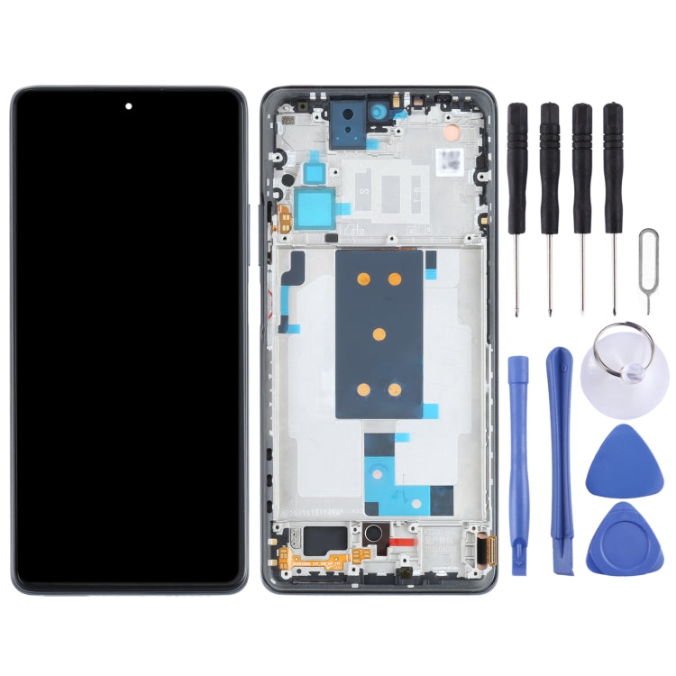 วัสดุ OLED หน้าจอ LCD ต้นฉบับและชุดประกอบ Digitizer พร้อมกรอบสำหรับ Xiaomi Mi 11T / 11T Pro, For Xiaomi Mi 11T / 11T Pro(Original)