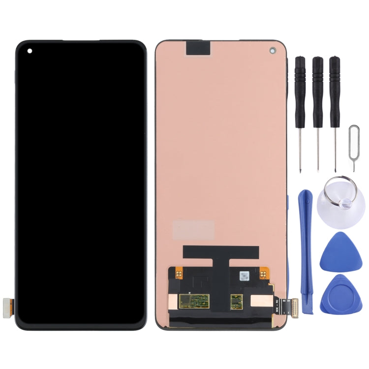 วัสดุ AMOLED หน้าจอแอลซีดีต้นฉบับและชุดประกอบ Digitizer สำหรับ OPPO Reno7 Pro 5G CPH2293, For OPPO Reno7 Pro 5G(AMOLED)
