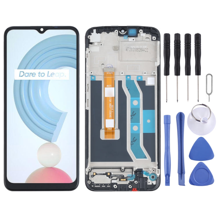 หน้าจอแอลซีดีต้นฉบับและชุดประกอบDigitizerพร้อมกรอบสำหรับOPPO Realme C21Y / Realme C25Y, For OPPO Realme C21Y (Original)