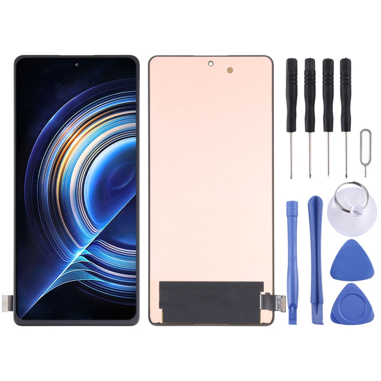 วัสดุ OLED หน้าจอ LCD ต้นฉบับและชุดประกอบ Digitizer สำหรับ Xiaomi Redmi K50 Gaming/Poco F4 GT, For Xiaomi Redmi K50 Gaming/Poco F4 GT(OLED)