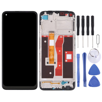 หน้าจอแอลซีดีและชุดประกอบDigitizerพร้อมกรอบสำหรับOPPO A54 4G/A55 4G CPH2325 CPH2239, For OPPO A54 4G/A55 4G