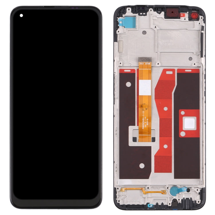 หน้าจอแอลซีดีและชุดประกอบDigitizerพร้อมกรอบสำหรับOPPO A54 4G/A55 4G CPH2325 CPH2239, For OPPO A54 4G/A55 4G
