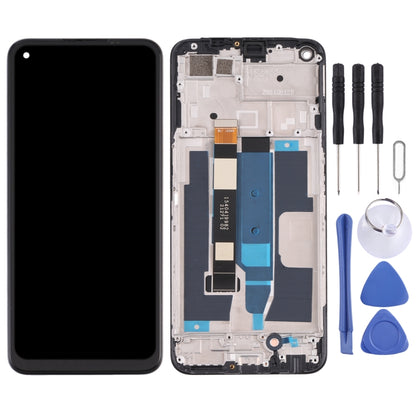 หน้าจอแอลซีดีและชุดประกอบDigitizerพร้อมกรอบสำหรับOPPO Realme 8 5G, For OPPO Realme 8 5G