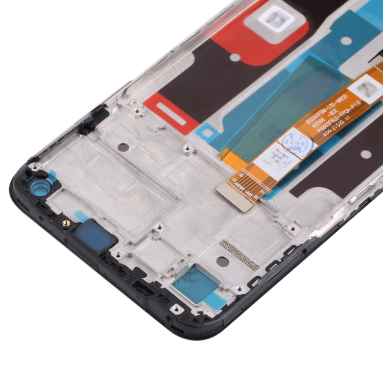 หน้าจอแอลซีดีและชุดประกอบDigitizerพร้อมกรอบสำหรับOPPO Realme 8i RMX3151, For OPPO Realme 8i