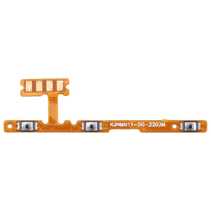 ปุ่มเปิดปิดและปุ่มปรับระดับเสียง FLEX CABLE สำหรับ Xiaomi Redmi หมายเหตุ 11 (จีน) 21091116AC / Redmi หมายเหตุ 11T 5G 21091116AI, For Xiaomi Redmi Note 11